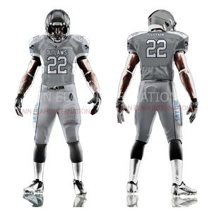 Vente en gros 2024 personnalisé prix usine haute qualité respirant 100% polyester maillot de football américain personnalisé Sublimation hommes - Product Image 5