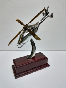 Modèle d'hélicoptère en aluminium - Product Image 2