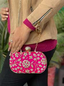 Bolso de mano de alta calidad con bordado para mujer, pochette de boda, para fiesta y Noche - Product Image 2