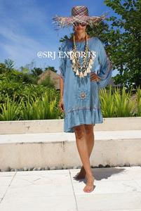 Rayon Seaboard Style Embroidered <b>Boho</b> Chic Women's <b>Summer</b> <b>Dress</b> Floral Light 6XL Lace Breathable Less Sexy Short Beach Long - Product Image 4
