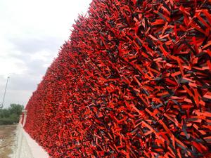 Paneles de valla de césped artificial, fabricante europeo para muros y privacidad de exteriores, para jardines, piscinas, patio y privacidad - Product Image 5