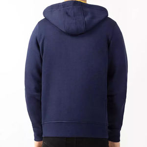 Sweat à capuche d'hiver Logo personnalisé brodé Sweats à capuche en polyester uni vierge - Product Image 3