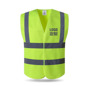 Gilet de sécurité réfléchissant haute visibilité avec poches, classe 2, jaune et orange, en maille - Product Image 4