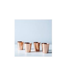 Cuivre jigger verre Bar Outils Verre à Cocktail Mélange Tasse En Acier Inoxydable Glace Marteau Filtre Jigger pour Offre Spéciale - Product Image 1