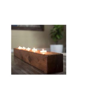 Hgih support de bougie en bois de qualité 3 pièces pour la décoration de la maison bougeoir en bois pour la décoration de mariage - Product Image 4