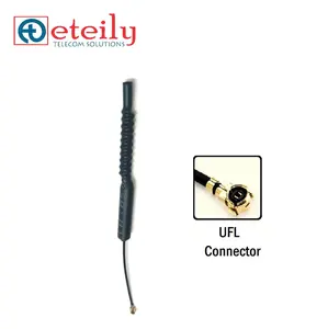 热卖易安装无线螺旋线圈天线，带1.13毫米电缆 + UFL连接器，印度制造