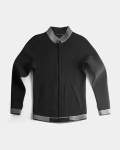 Custom Black 2mm Thicker Wetsuits Jacket Long Sleeve Wetsuit Top Neoprene jacket men