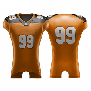 Débardeur de football américain sans manches pour femme, col en V, imprimé sublimé 99, en polyester ajusté et anti-humidité - Product Image 2