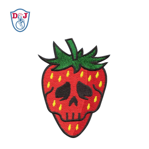 Parches bordados de calaveras, parches termoadhesivos, parches bordados de bebida de coco para Halloween - Product Image 4