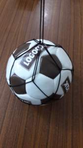 Balón de fútbol clásico de cuero blanco y negro Balones de fútbol históricos de fútbol tradicional - Product Image 4