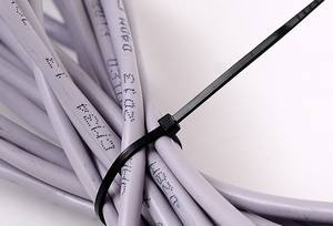 Gran oferta de bridas de nailon blancas y negras con cremallera de 9mm, bridas de plástico multifuncionales con autobloqueo, 80 cm, 100 cm de longitud, sin halógenos - Product Image 5