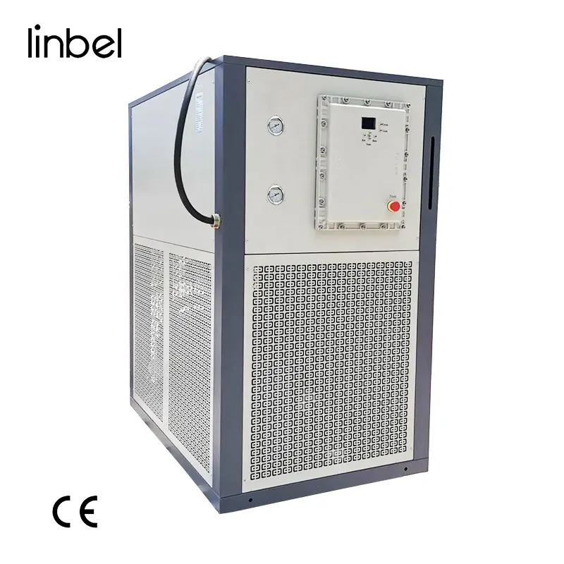 Enfriador de recirculación refrigerado por agua, Enfriador de aire de temperatura ultra baja de 200L -80 grados, glicol