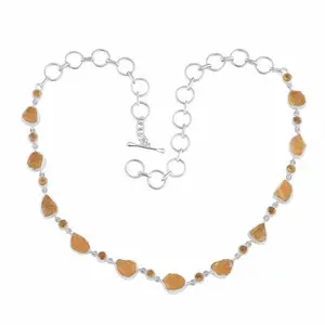 925 цепочка из стерлингового серебра, женское ожерелье с драгоценными камнями для девочек, Ювелирное Украшение, ожерелье ручной работы, модные украшения
