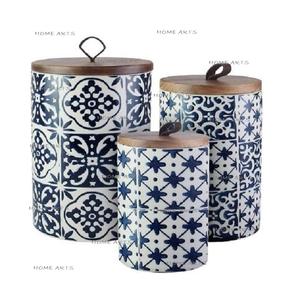 Round Shape Different Sizes Food Storage <b>Box</b> Simple Design <b>Wood</b> Spices Storage <b>Box</b> For Home Kitchen Usage - Product Image 2