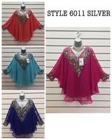 2026 Caftan brodé fait main taille unique en tissu Georgette, style ethnique, pour femme, inspiré des dernières tendances indiennes pour les fêtes, prêt-à-porter