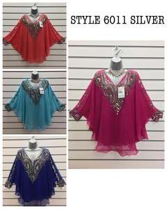 Caftán Bordado a Mano Talla Única 2026, Tejido Georgette Étnico, Moda Femenina Hecha a Mano en India, Última Tendencia para Fiestas - Product Image 4