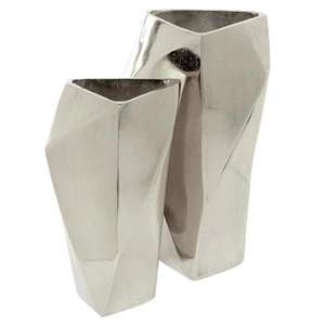 Vase à fleurs en métal poli brillant Qualité supérieure Porte-fleurs fait à la main Vente chaude Designer Nouveau porte-fleurs en métal - Product Image 1