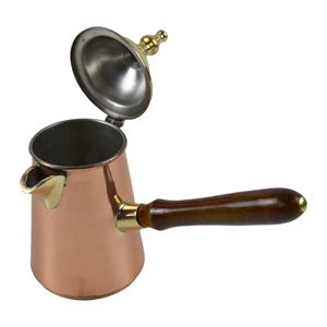 กาต้มน้ำด้ามไม้ทองเหลือง,กาต้มน้ำดีไซน์โลหะการตกแต่งสำเร็จคำสั่งผสมคุณภาพที่ดีที่สุดกาต้มน้ำทองแดงมันเงา - Product Image 2