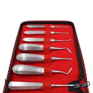 Juego de elevador Dental de lujo, Set de 13 piezas de barra transversal, de acero inoxidable, CE ISO - Product Image 3