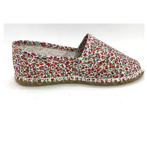 Espadrilles Thiết Kế Hợp Thời Trang Espadrilles Từ Số Lượng Lớn Nhà Cung Cấp Bán Rộng Phạm Vi Của Hoa In Rắn Truyền Thống Màu Sắc Espadrilles Phẳng Giày