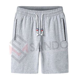 กางเกงขาสั้นออกกำลังกายผู้ชาย เอวยางยืด โลโก้สั่งทำ ผ้าแคนวาส กันลม แห้งเร็ว ระบายอากาศดี เหมาะสำหรับออกกำลังกายและใส่ลำลองในฤดูร้อน มีไซส์ XS-6XL - Product Image 1