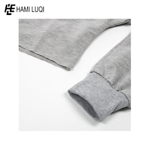 เสื้อครอปสตรีผ้าฝ้ายระบายอากาศได้ดีแผ่นผ้าตาข่ายสีเทาเสื้อยืดออกแบบได้ตามต้องการสำหรับฤดูร้อนขนาด XL - Product Image 5