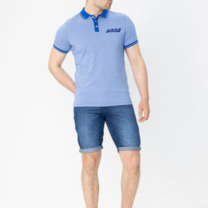 Polo personalizado para hombre, camisa de Color con pantalones cortos, bordado con logotipo personalizado, novedad - Product Image 3