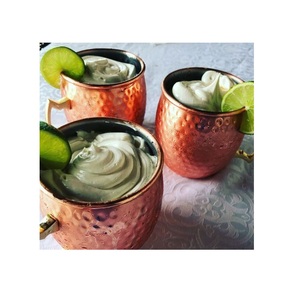 Best Indian Exporter Copper <b>Moscow</b> <b>Mule</b> <b>Mugs</b> Hammered Cups Stainless Steel Copper Plating Gold Handles <b>mug</b> copper from India - Product Image 1