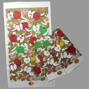 <b>Reindeer</b> Christmas Special Embroidered Printed Black White 100% Organic Cotton Kitchen Towels from India GOTS Certificates - Product Image 5