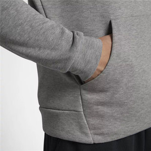 Conjunto deportivo informal de invierno OEM Fortune Apparel, sudadera con capucha y pantalones de chándal personalizados para hombre, en color liso. - Product Image 3