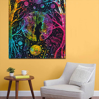 Affiche Murale Décorative Imprimée à Motifs Floraux, 100% Coton, 30x40 Pouces, Légère et Lavable en Machine – Nouveauté 2023, Offre Spéciale