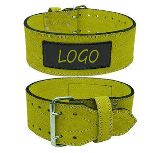 Genuine leather power heavy Gym Training Power Lifting Belt Heavy Duty Back Support Genuine Leather Belt - Product Image 3