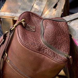 Bolso de Mano de Cuero Genuino para Ordenador Portátil, Bolsa de Deporte con Diseño de Caramelo, Estilo Vintage, para Viaje Nocturno, Unisex - Product Image 2