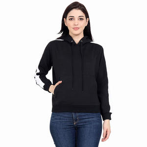 Sweat à capuche pour femme, style décontracté, pull-over, blanc, design simple, avec cordon de serrage, poches kangourou, pour filles - Product Image 6