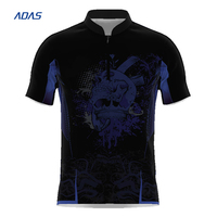 Broderie d'impression numérique à sec frais conception personnalisée polyester sublimation polos fléchettes chemises léger intérieur adultes été