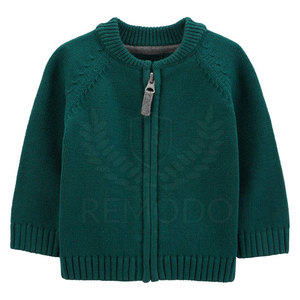 เสื้อกันหนาวถักสำหรับเด็ก,เสื้อกันหนาวผ้าผูกโบว์ออแกนิกสำหรับฤดูใบไม้ผลิและฤดูใบไม้ร่วง - Product Image 1