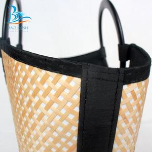 ÉTÉ CHAUD! Sac à main en bambou pour femme Sac fourre-tout fait à la main avec doublure Sac d'été - Product Image 5