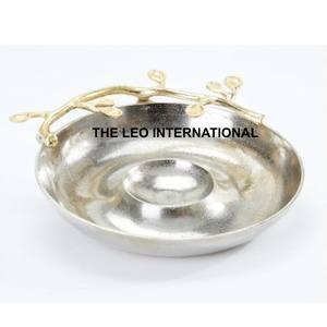 Aluminum Metal Nickel Plated Pineapple Shape <b>Bowl</b> Modern Home Serving Dry Fruits <b>Snacks</b> Decorative <b>Bowl</b> - Product Image 5