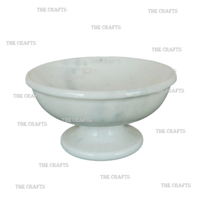 Maravilloso Diseño de Tazón para Servir de Mármol Blanco con la Mejor Calidad para Frutas y Aperitivos, para Uso en Hoteles y Restaurantes - Product Image 3