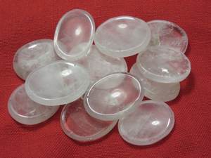 Pierre de pouce en cristal transparent, pierre réglable, Quartz, soins, soin, cristal naturel - Product Image 4