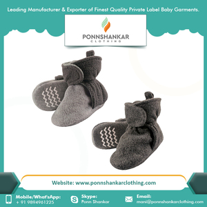 Wholesale Price Baby <b>Booties</b> 100% Organic Cotton Newborn Baby Girls Baby <b>Booties</b> - Product Image 5