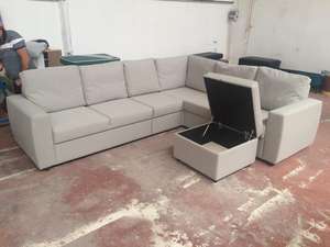 Conjunto de sofá seccional moderno diseño de interiores estilo Dubái personalizable modelo popular del Reino Unido - Product Image 4