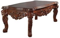 Console de salle à manger et table basse en bois massif écologique, faite à la main, avec plateau relevable, personnalisable, sculptée, style antique et moderne, amovible, pour la maison