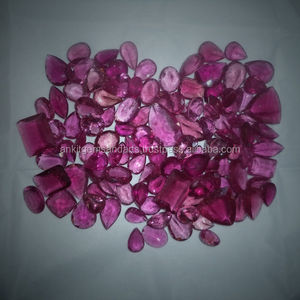 Natural Pink Tourmaline Loose Various Sizes (20mm <b>Heart</b> Oval Pear <b>Cushion</b>) for Necklace Jewelry Making Brilliant Rubellite - Product Image 2