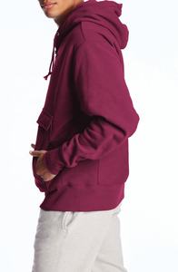 Macheda-sweat à capuche de Style Streetwear pour hommes, 2022, vêtement matelassé avec fermeture éclair et poche avant, couleur unie - Product Image 4