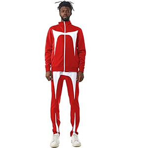 Combinaison de sport deux pièces pour homme, Logo personnalisé, vêtements actifs, fermeture éclair sur le devant, survêtement coupe cintrée, combinaison Spider Venom - Product Image 2