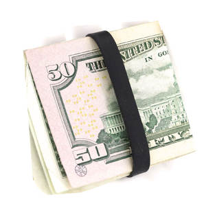 Pince à billets en silicone, avec logo personnalisé, pour carte de crédit, élastique, bon marché, pièces - Product Image 3