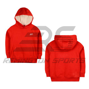 Venta al por mayor fabricante de ropa chico Sudadera con capucha de algodón pesado en blanco logotipo personalizado Sudadera con capucha para niños - Product Image 3