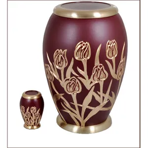 High Quality Adult Cremation Urns Funeral Supplies Brass Engraved Cremation Urns Wholesale Manufacture and Supplier