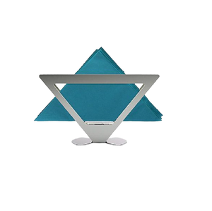 Leaf Shape Stainless Steel Napkin <b>Storage</b> Holder with Silver Finished Ideal for Wedding Hotel Ware and <b>Tabletop</b> Accessories - Product Image 2